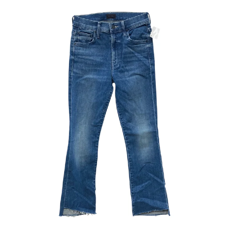 women's denim jeans for a night at the clubJeans Straight By Mother In Blue Denim, Size: 0