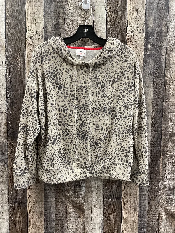 women's tops for bridal showers and baby showersTop Long Sleeve By Sundry In Animal Print, Size: M