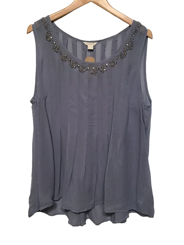 women's tops with ruffled hemsMonsoon Top (Size XL)