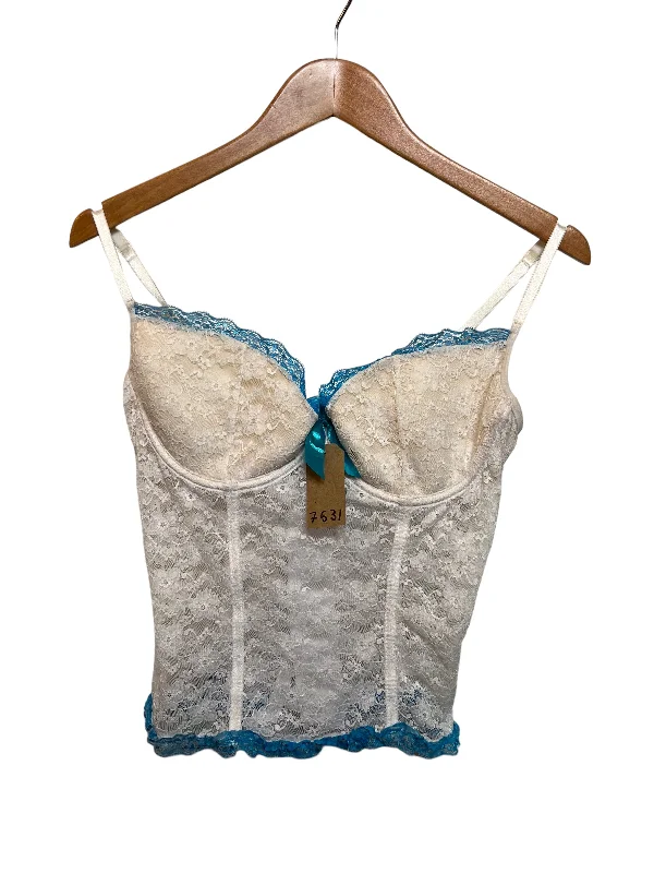 women's tops for those who want to stay cool and chic during warmer weatherWhite Blue Womens Top (Size XS)