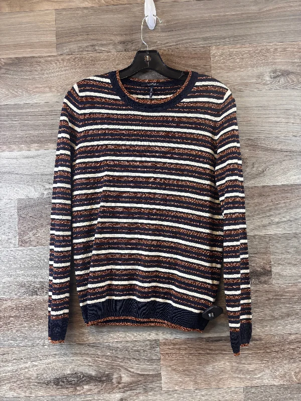 women's tops with asymmetrical designsTop Long Sleeve Basic By Scotch & Soda In Striped Pattern, Size: S