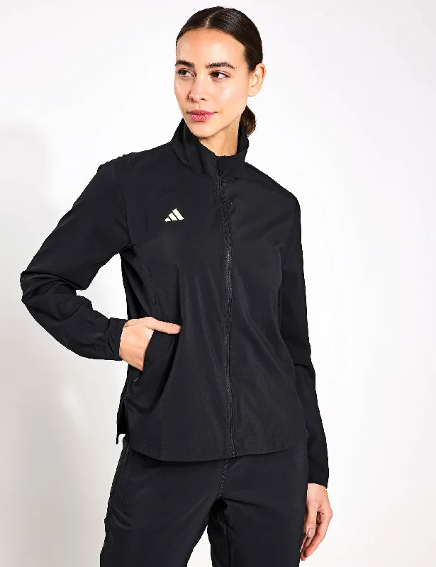 women's coats for pear-shaped bodiesAdizero Essentials Running Jacket - Black