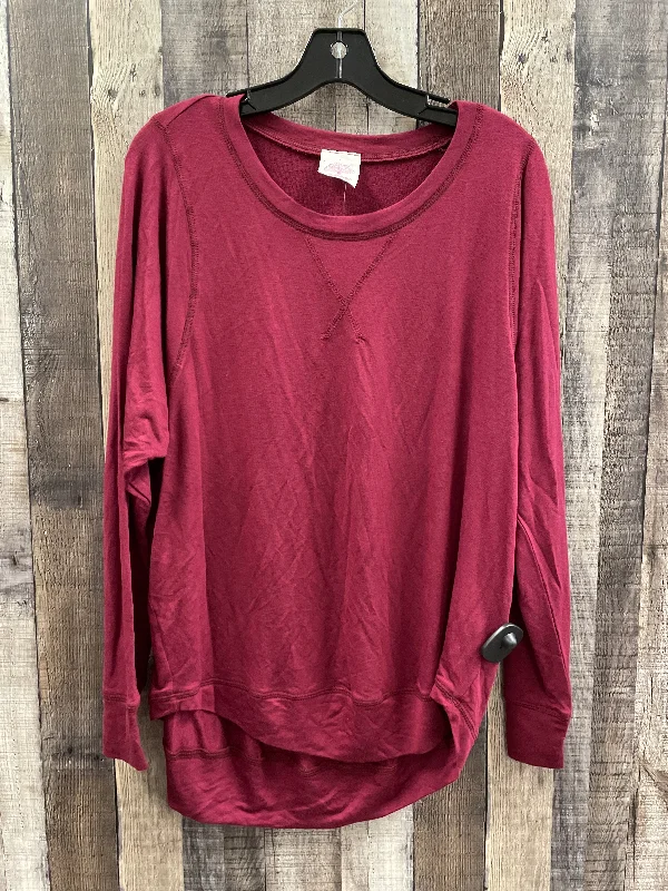 camisoles for womenTop Long Sleeve By Cme In Red, Size: S