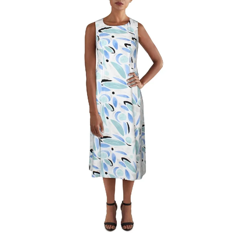 Statement DressAlfani Womens Printed Midi Fit & Flare Dress