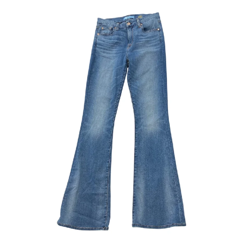 women's denim jeans for special occasionsJeans Boot Cut By Seven 7 In Blue Denim, Size: 4