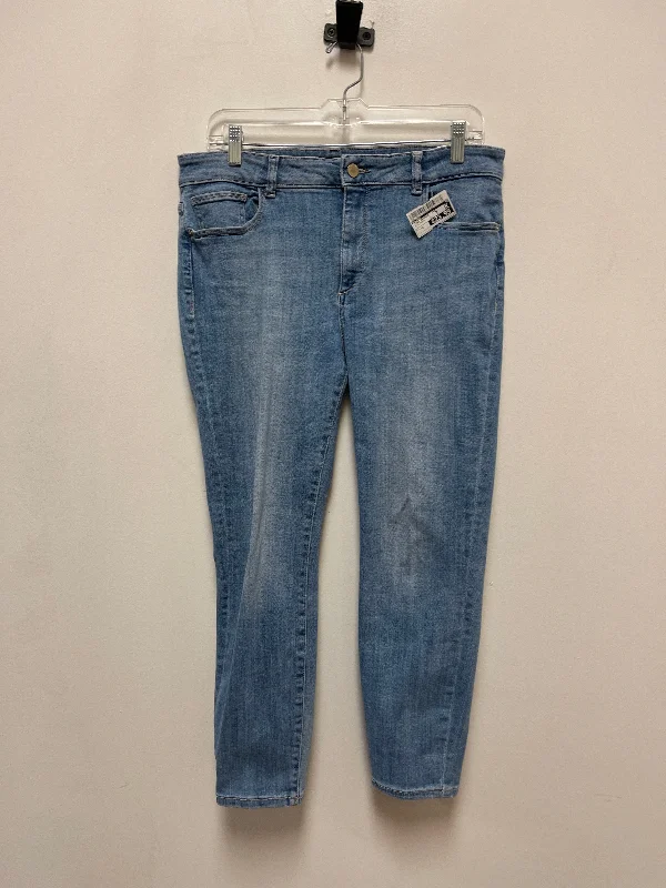 women's denim jeans with spandexJeans Cropped By Dl1961 In Blue Denim, Size: 12