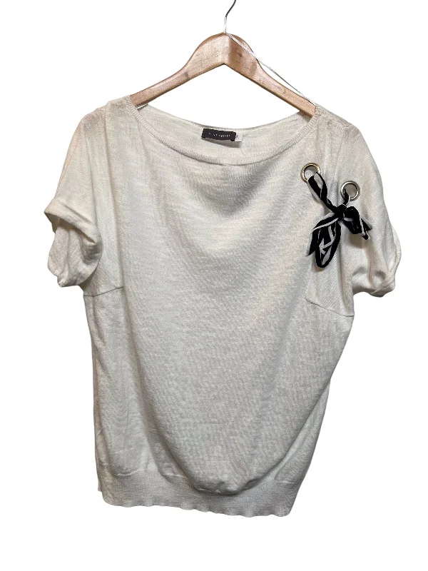 women's tops for those who want to show off their figure in a flattering wayMint Velvet Womens White Top (Size XL)