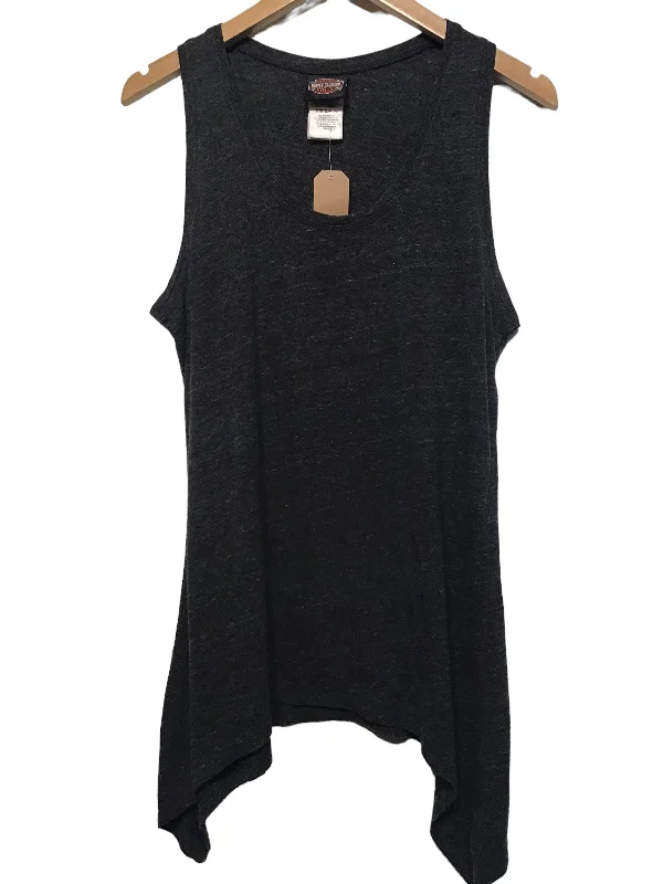 women's tops for those who love to dress up their casual looks with stylish topsHarley Davidson Vest Top (Size L)