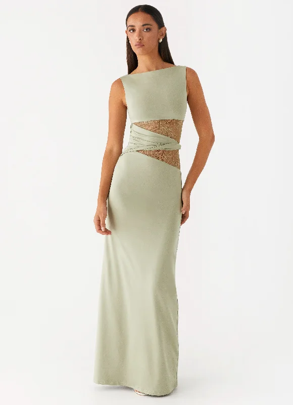 Plus-Size DressKarma Maxi Dress - Sage