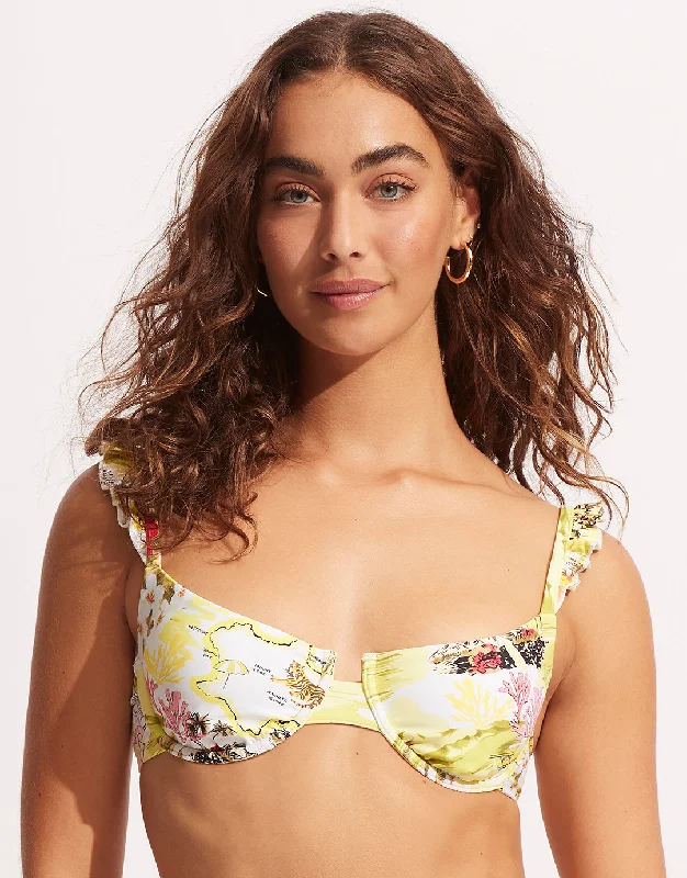 Eco-Friendly Female SwimwearCoast to Coast Underwire Bra Bikini Top - Wild Lime