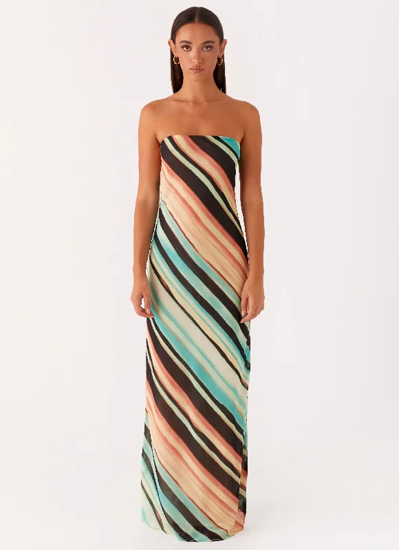 women's retro dressesComo Maxi Dress - Stripe