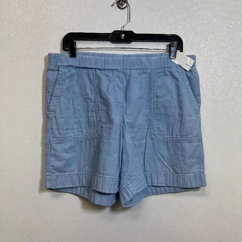 women's swim cover-up shortsBlue Shorts J Jill O, Size M