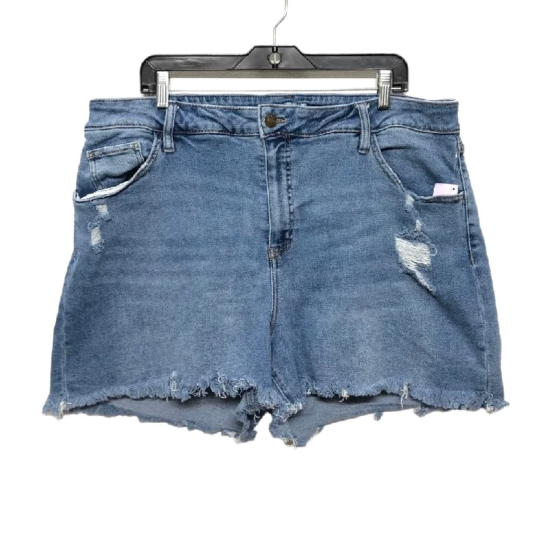 women's clubbing shortsBlue Denim Shorts Ava & Viv, Size 20