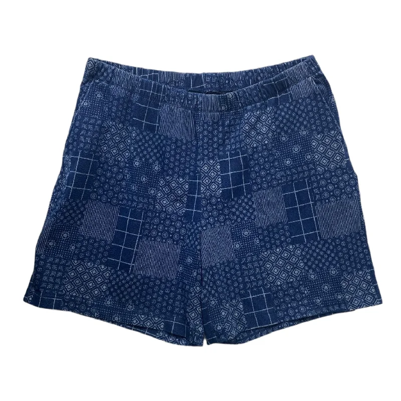 women's chiffon shortsBlue Shorts Lands End, Size 2x