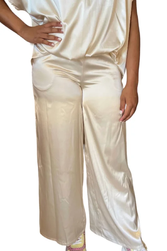 women's solid-color pantsCora Pants In Ivory