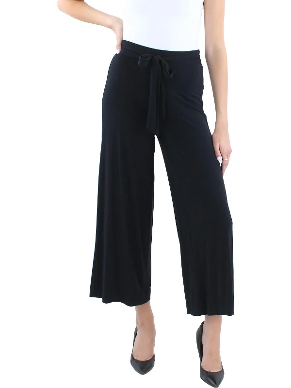 women's spandex pantsJess Womens Knit Wide Leg Pants