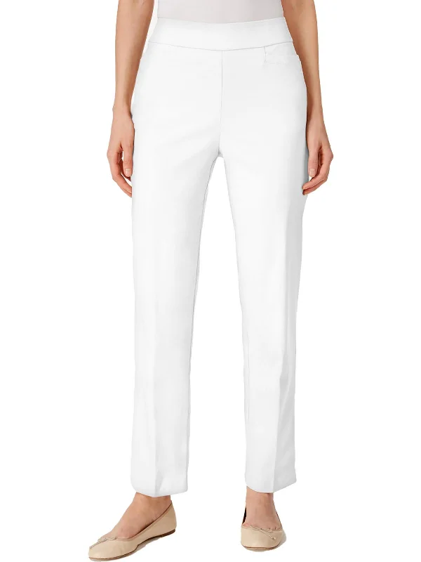 women's timeless pantsPetites Womens Stretch Heathered Dress Pants