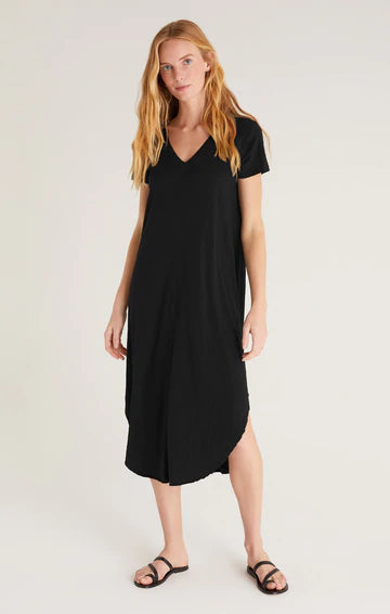 women's bow dressesShort Sleeve Reverie Dress | Black