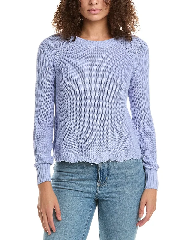 Fitted SweatersCotton by Autumn Cashmere Scalloped Sweater