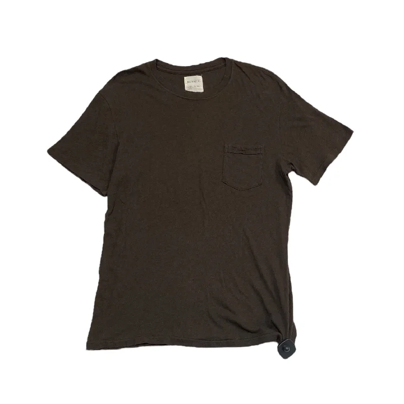 women's tops for those who value both quality and affordabilityTop Short Sleeve Basic By Billy Reid In Brown, Size: M