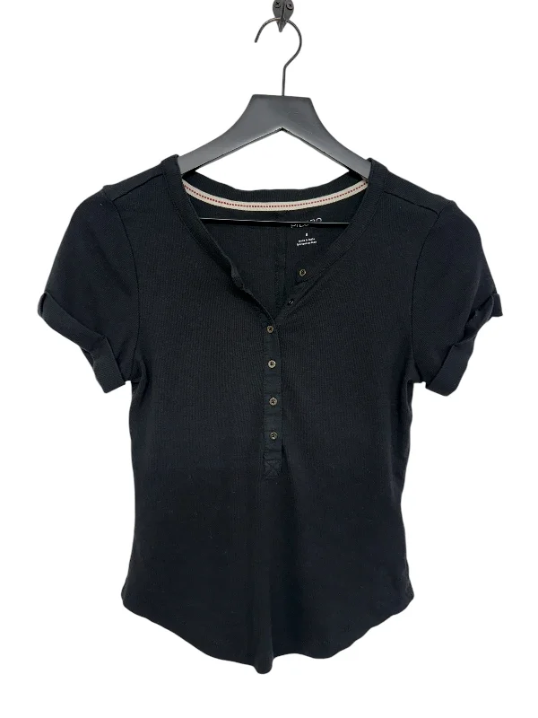 women's tops for picnics in the parkTop Short Sleeve Basic By Pilcro In Black, Size: S