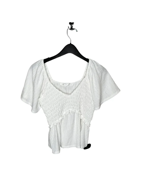 women's tops for those who refuse to compromise on styleTop Short Sleeve By Altard State In White, Size: L