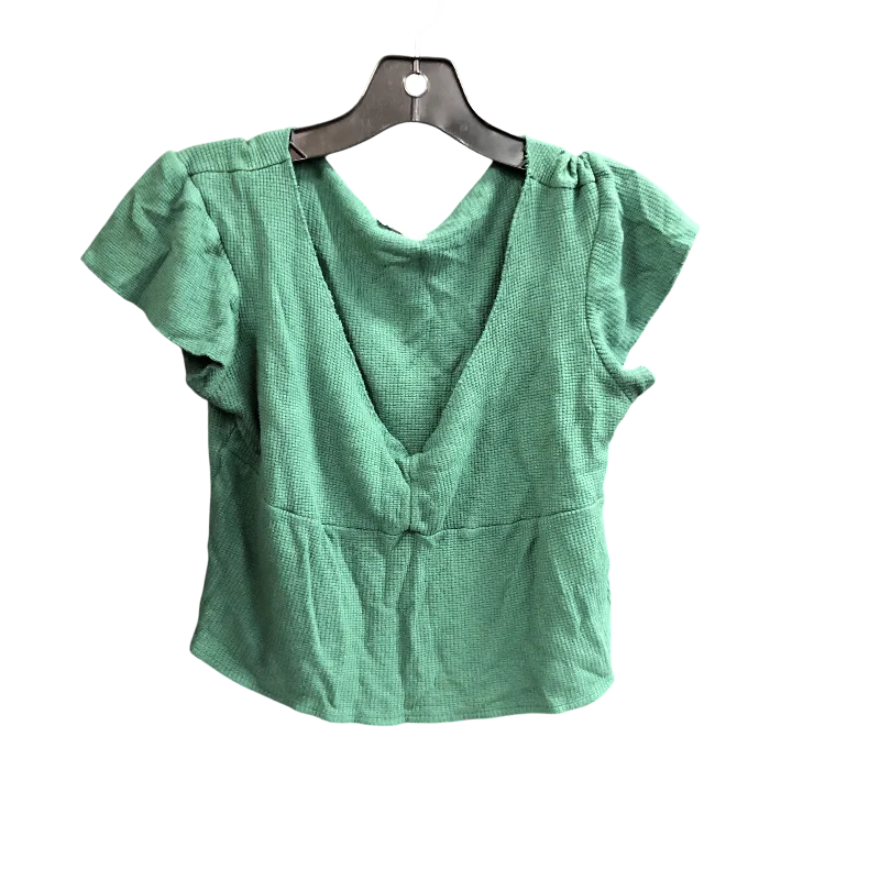 women's tops for those who want to create outfits that reflect their personal style and sense of fashionTop Short Sleeve By Cmc In Green, Size: L