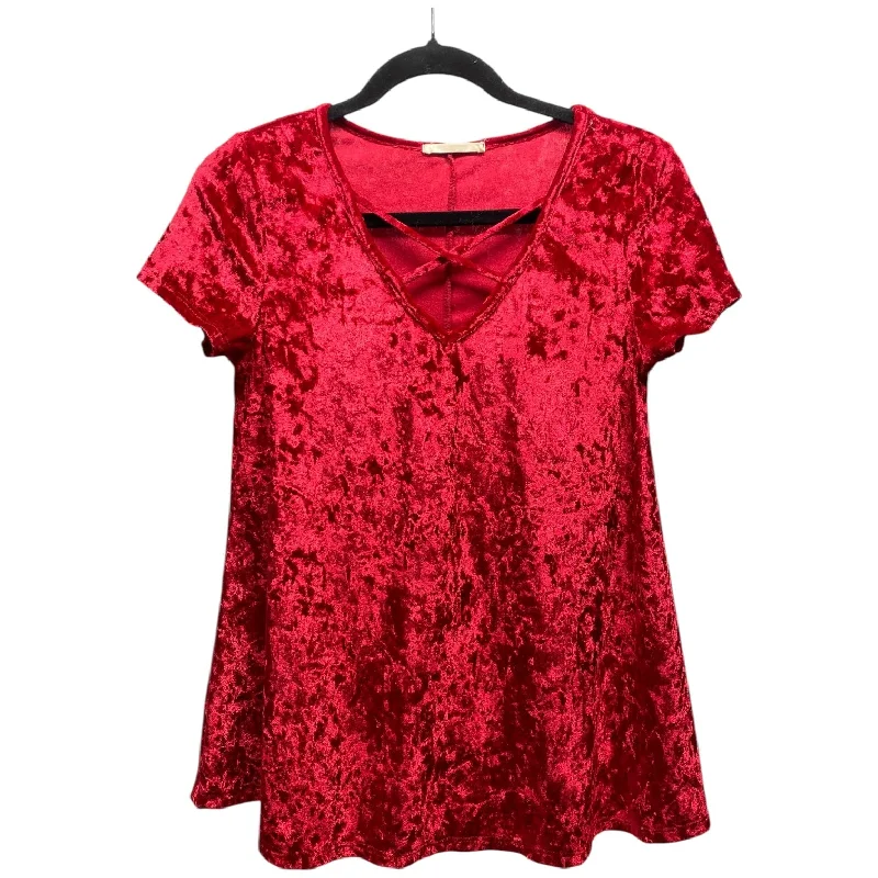 women's tops for those who want to wear pieces that are both comfortable and stylishTop Short Sleeve By Entro In Red, Size: S