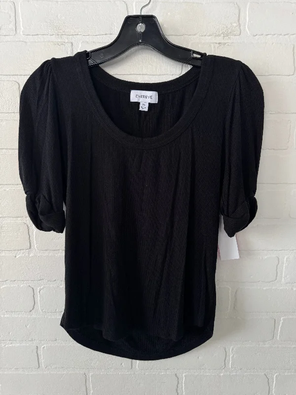 women's tops for those who want to wear pieces that are both comfortable and stylishTop Short Sleeve By Evereve In Black, Size: Xs