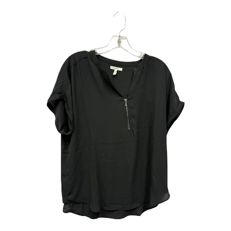 women's tops for fashion-forward individualsTop Short Sleeve By Maurices In Black, Size: L